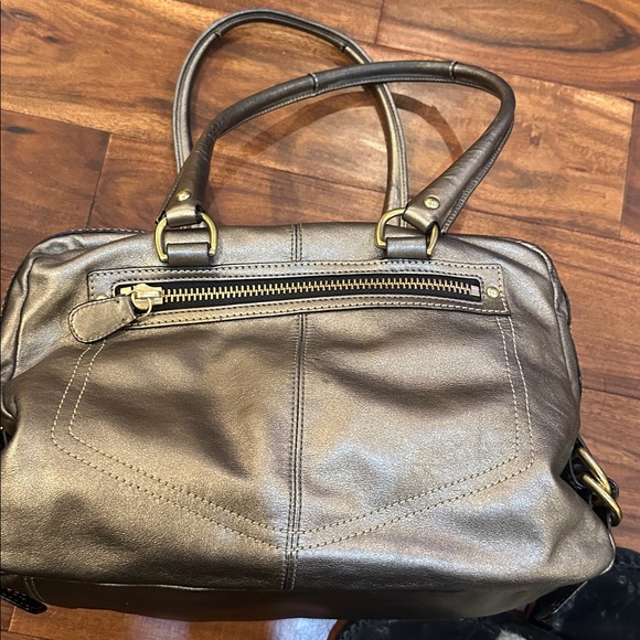 Coach Y2K Legacy Archive Peyton Metallic Leather Tote Bag Satchel 12791 - Picture 2 of 8